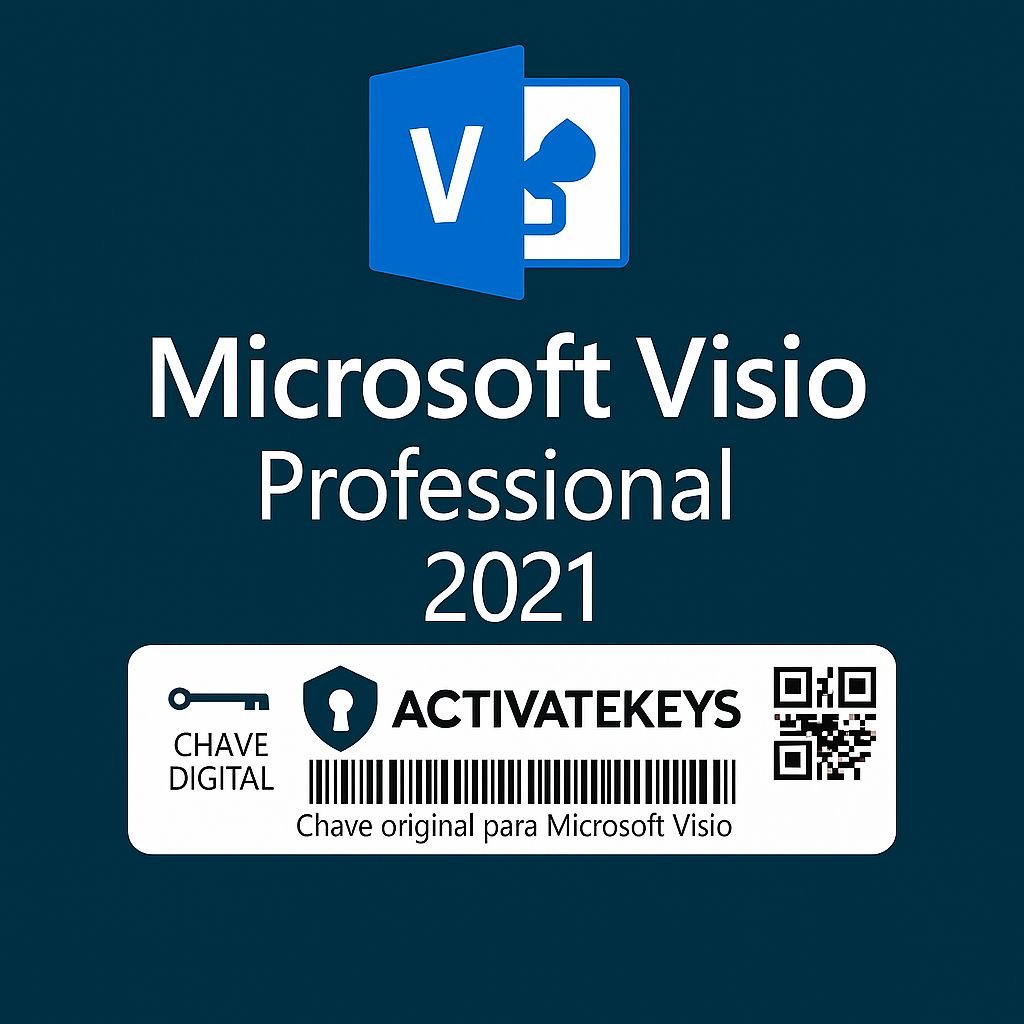 Licença Microsoft Visio 2021 Professional - Vitalício
