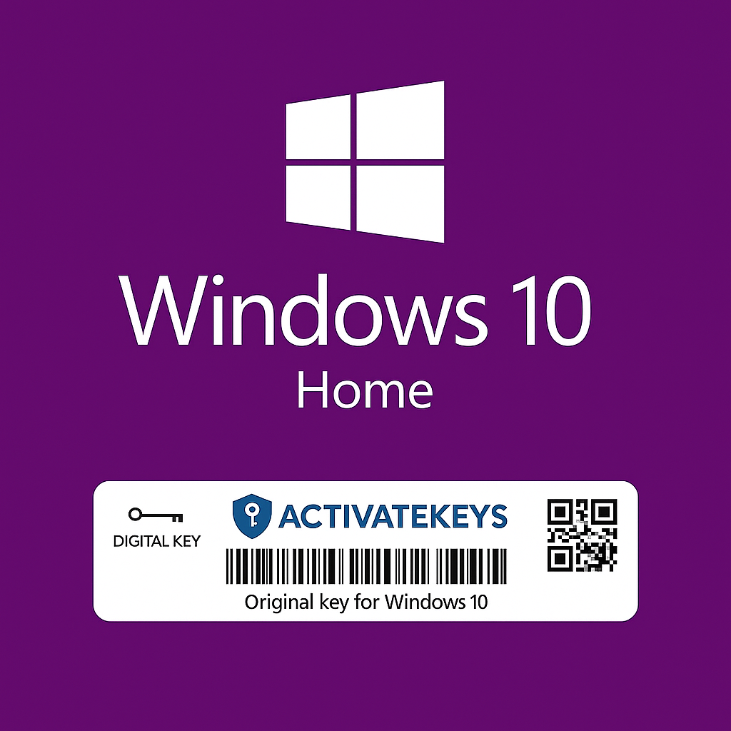 Microsoft Windows 10 Home License 32/64-bit ESD – Lifetime