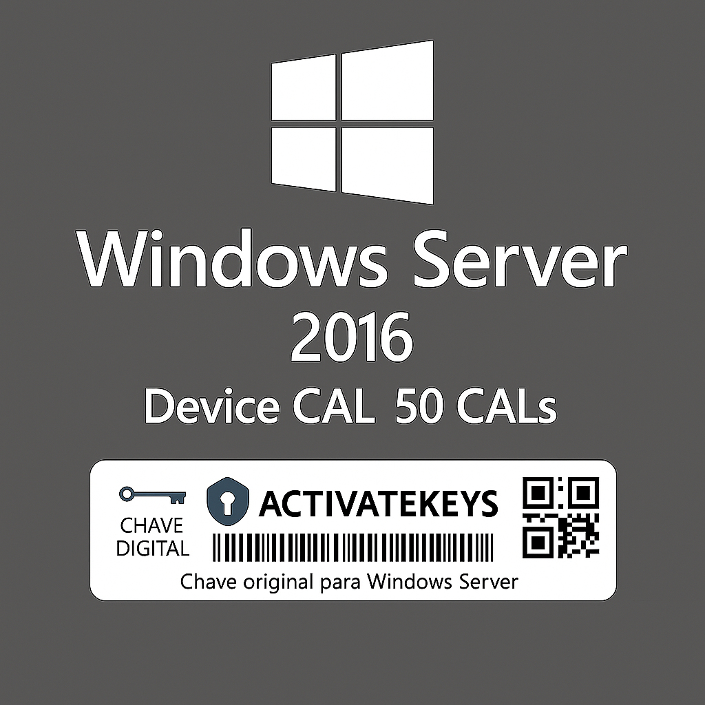 Cal de Acesso Remoto Windows Server 2016 – 50 dispositivos