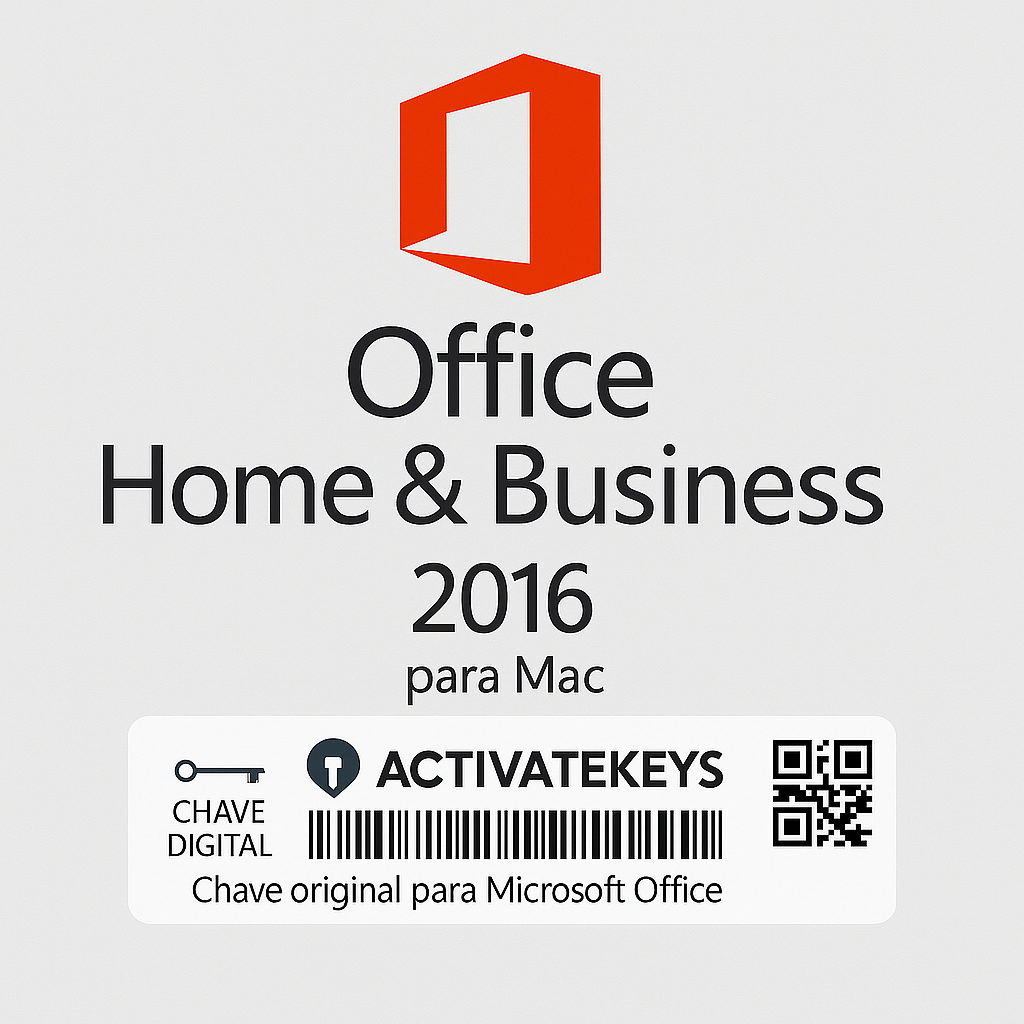 Licença Office Home & Business 2016 Para Mac – Vitalício