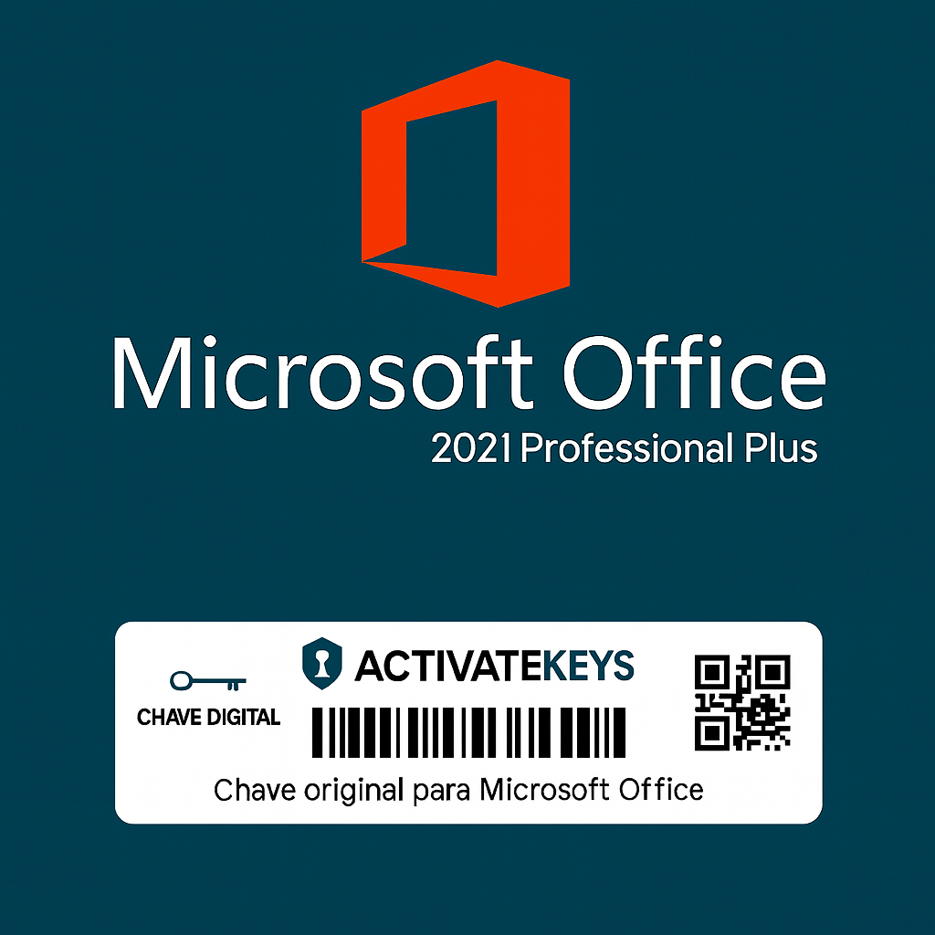 Licença Microsoft Office 2021 Professional Plus - Vitalício