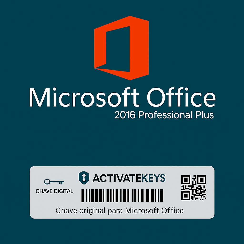 Licença Microsoft Office 2016 Professional Plus - Vitalício