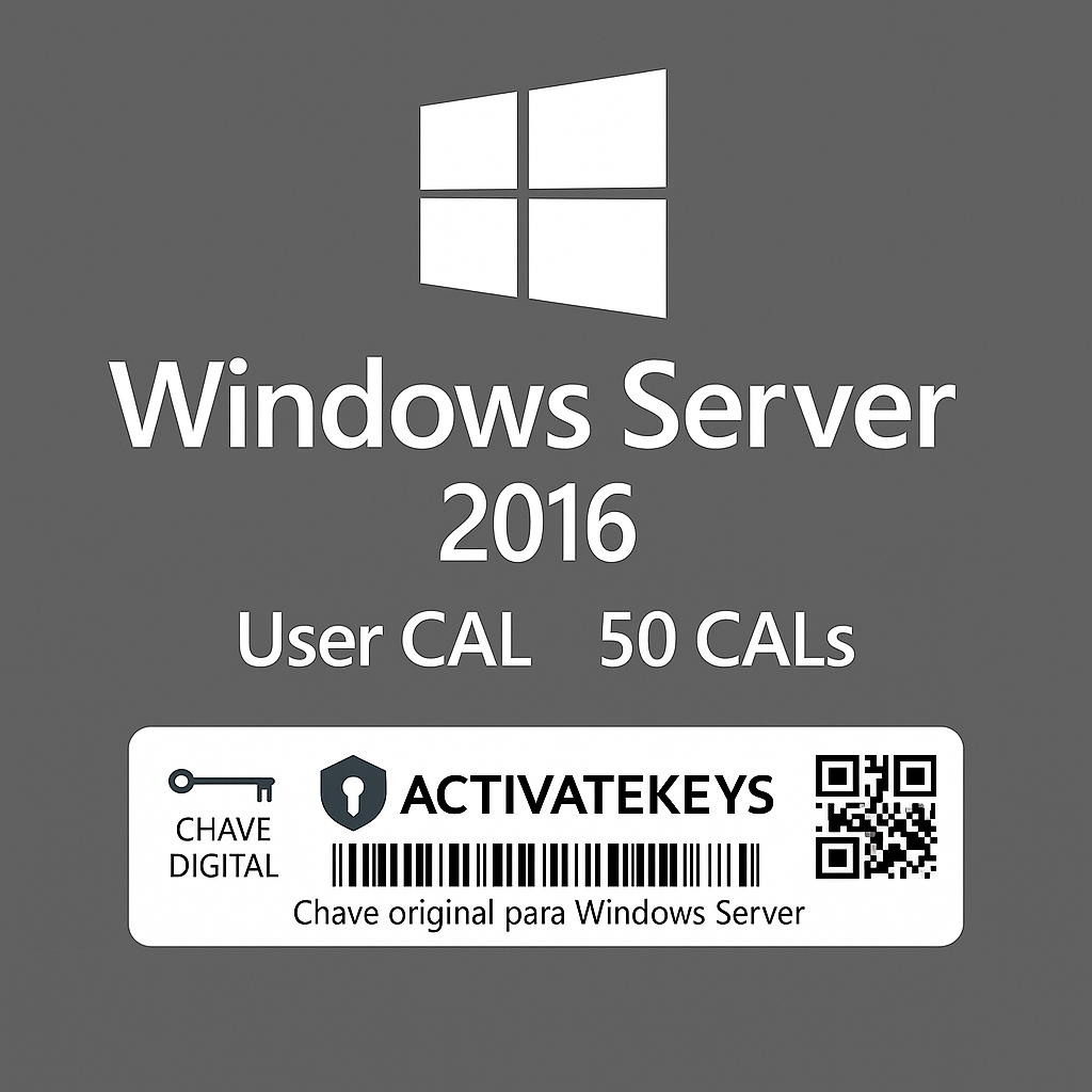 Cal de Acesso Remoto Windows Server 2016 – 50 usuários