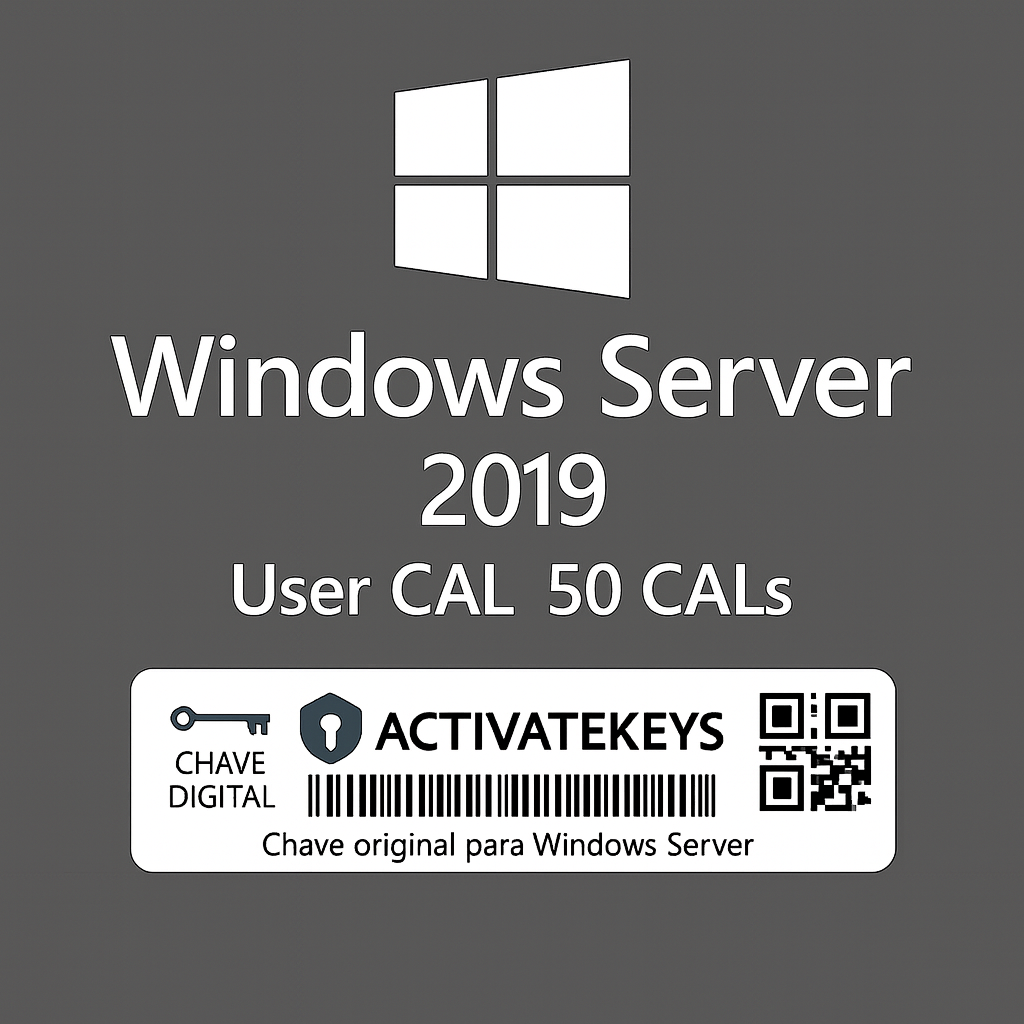 Cal de Acesso Remoto Windows Server 2019 - 50 usuários