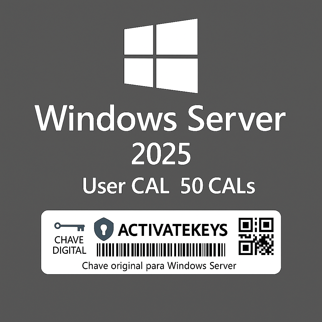 Cal de Acesso Remoto Windows Server 2025 – 50 usuários