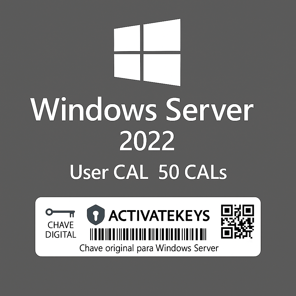 Cal de Acesso Remoto Windows Server 2022 – 50 usuários